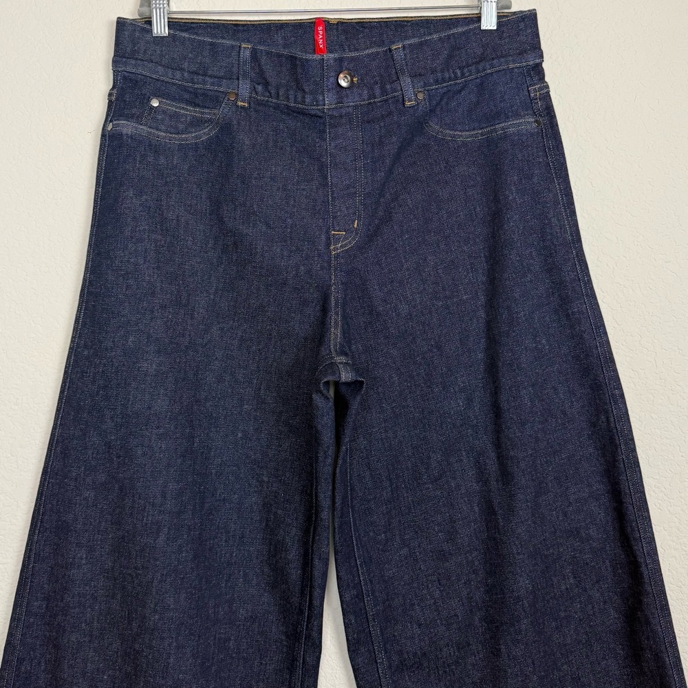 SPANX SPANXshape‎ EveryWear Wide Leg Jeans in Raw Indigo - Picture 4 of 13